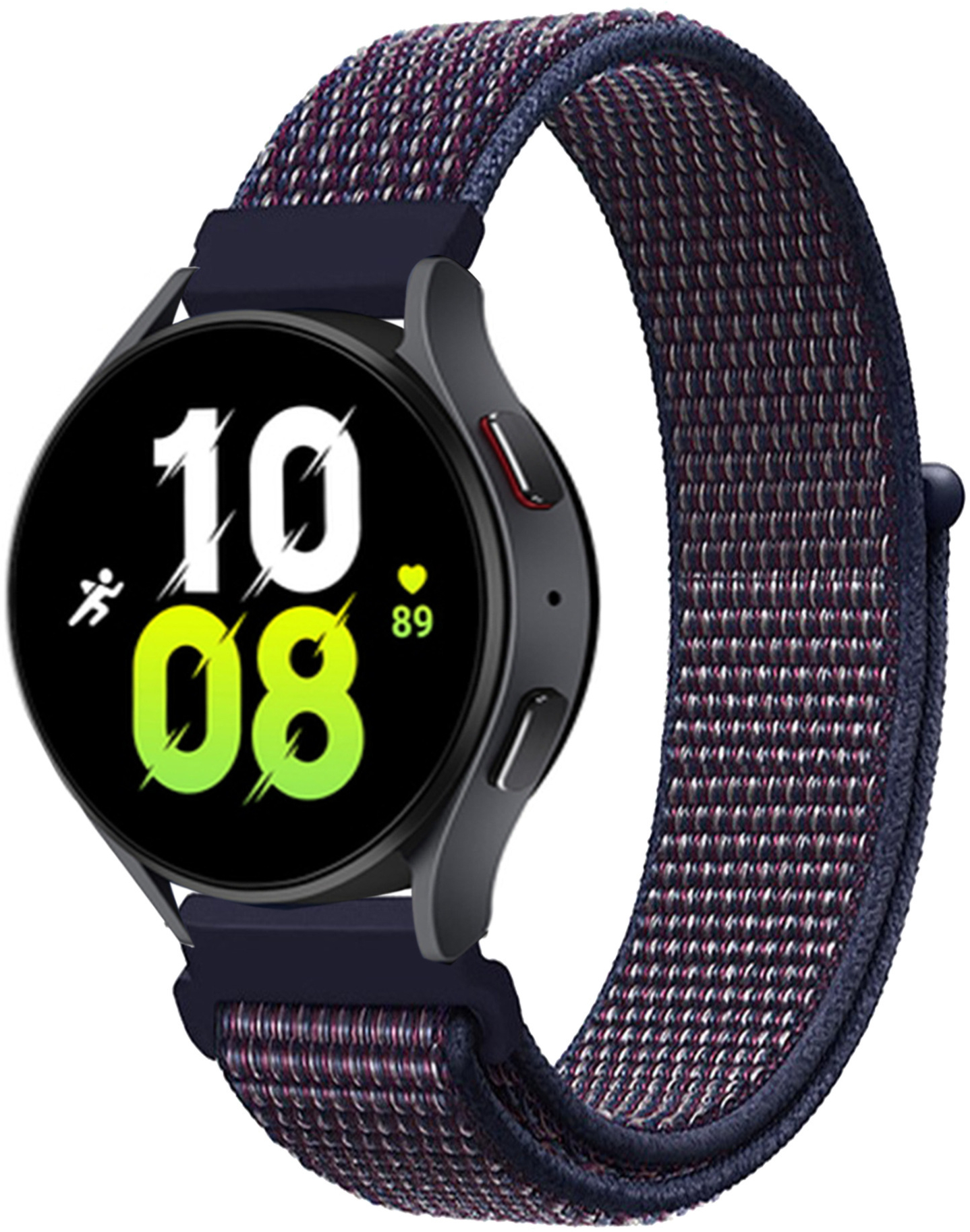 Ремінець тканинний Nylon MRK для смарт-години Redmi Watch 5 Active / Redmi Watch 5 Lite 22 мм із застібкою на липучці Indigo