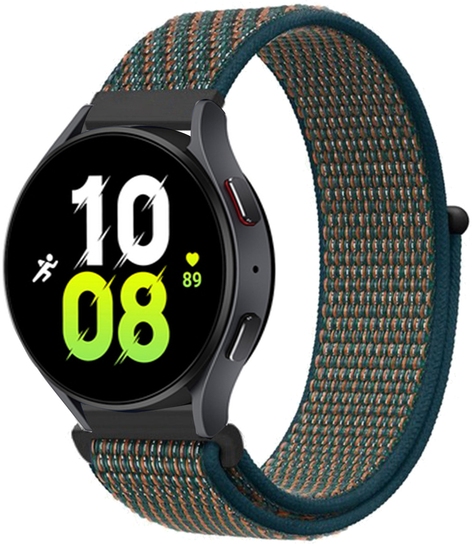 Ремінець тканинний Nylon MRK для смарт-години Redmi Watch 5 Active / Redmi Watch 5 Lite 22 мм із застібкою на липучці Midnight Blue