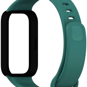 Ремінець силіконовий MRK для фітнес браслета Mi Smart Band 9 Active Dark Green – фото, відгуки, характеристики в інтернет-магазині MoreKitov від продавця: MRK МРК| Купити в Україні: Києві, Харкові, Львові