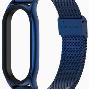Ремінець металевий MiJobs Milanese Loop Classic clasp для фітнес браслета Xiaomi Mi Band 7 Deep Blue – фото, відгуки, характеристики в інтернет-магазині MoreKitov від продавця: MRK МРК| Купити в Україні: Києві, Харкові, Львові