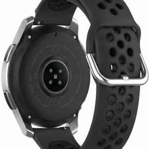 Ремінець силіконовий NikeStyle MRK для смарт-години Redmi Watch 5 Active / Redmi Watch 5 Lite 22 мм з металевою застібкою Black