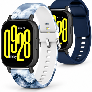 Комплект силіконових ремінців MRK для смарт-годинників Redmi Watch 5 Active / Redmi Watch 5 Lite 22 мм з металевою застібкою Dark Blue Sky Комплект силіконових ремінців MRK для смарт-годинників Redmi Watch 5 Active / Redmi Watch 5 Lite 22 мм з металевою застібкою Dark Blue Sky