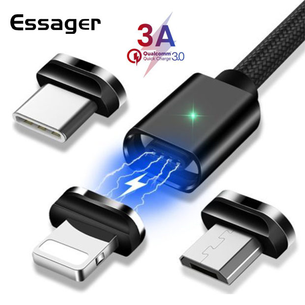 Магнитный кабель черный ESSAGER 3в1 USB х (Lightning, Type-C, Micro USB) 3метра – фото, отзывы, характеристики в интернет-магазине MoreKitov МореКитов от продавца: MRK МРК| Купить в Украине: Киеве, Харькове, Львове Магнитный кабель черный ESSAGER 3в1 USB х (Lightning, Type-C, Micro USB) 3метра – фото, отзывы, характеристики в интернет-магазине MoreKitov МореКитов от продавца: MRK МРК| Купить в Украине: Киеве, Харькове, Львове