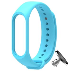 Силиконовый ремешок MRK для фитнес браслета Xiaomi Mi Band 4/3 мятно-голубой (31) с металлической кнопкой – фото, отзывы, характеристики в интернет-магазине MoreKitov МореКитов от продавца: MRK МРК| Купить в Украине: Киеве, Харькове, Львове