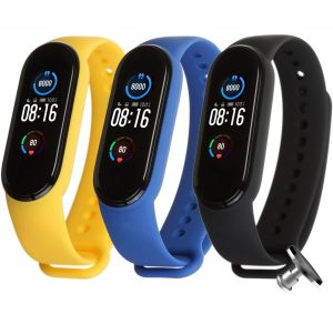 Комплект ремешков MRK для Xiaomi Mi Band 7 Empire + три металические кнопки