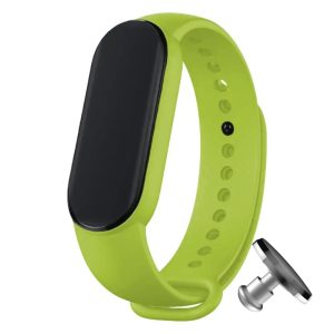 Силиконовый ремешок MRK для фитнес браслета Xiaomi Mi Band 6/5 Салатовый (6) с металлической кнопкой – фото, отзывы, характеристики в интернет-магазине MoreKitov МореКитов от продавца: MRK МРК| Купить в Украине: Киеве, Харькове, Львове