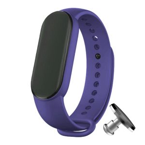 Силиконовый ремешок MRK для фитнес браслета Xiaomi Mi Band 6/5 Фиолетовый (19) с металлической кнопкой – фото, отзывы, характеристики в интернет-магазине MoreKitov МореКитов от продавца: MRK МРК| Купить в Украине: Киеве, Харькове, Львове