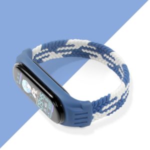 Тканевый монобраслет Braided Solo Loop MRK для фитнес браслета Xiaomi Mi Band 6/5/4/3 (M) 160mm сине-белый – фото, отзывы, характеристики в интернет-магазине MoreKitov МореКитов от продавца: MRK МРК| Купить в Украине: Киеве, Харькове, Львове