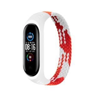 Тканевый монобраслет Braided Solo Loop MRK для фитнес браслета Xiaomi Mi Band 6/5/4/3 (M) 160mm красно-белый – фото, отзывы, характеристики в интернет-магазине MoreKitov МореКитов от продавца: MRK МРК| Купить в Украине: Киеве, Харькове, Львове