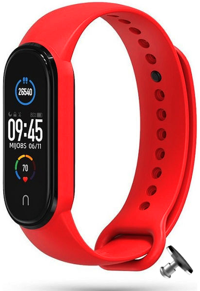 Силиконовый ремешок MRK для фитнес браслета Xiaomi Mi Band 6/5 Красный (3) с металлической кнопкой – фото, отзывы, характеристики в интернет-магазине MoreKitov МореКитов от продавца: MRK МРК| Купить в Украине: Киеве, Харькове, Львове