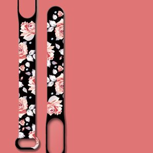 Силиконовый ремешок MRK для фитнес браслета Xiaomi Mi Band 4/3 черный с рисунком розы (05) – фото, отзывы, характеристики в интернет-магазине MoreKitov МореКитов от продавца: MRK МРК| Купить в Украине: Киеве, Харькове, Львове