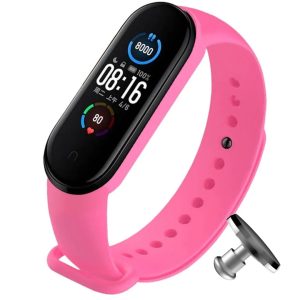 Силиконовый ремешок MRK для фитнес браслета Xiaomi Mi Band 6/5 розовый Barbie (37) с металлической кнопкой – фото, отзывы, характеристики в интернет-магазине MoreKitov МореКитов от продавца: MRK МРК| Купить в Украине: Киеве, Харькове, Львове