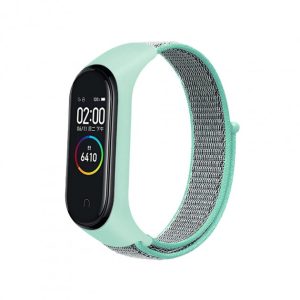 Ремешок нейлоновый MRK для фитнес браслета Xiaomi Mi Band 6/5/4/3 Бирюзовый с серым – фото, отзывы, характеристики в интернет-магазине MoreKitov МореКитов от продавца: MRK МРК| Купить в Украине: Киеве, Харькове, Львове
