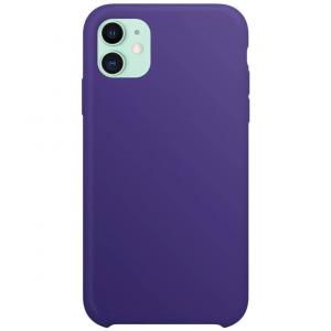 Панель MRK Silicone Case для Apple iPhone 11 (с ЛОГО) Ultraviolet