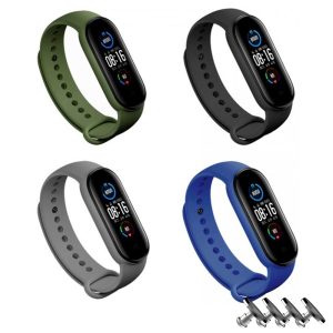 Набор ремешков 4 цвета MRK для Xiaomi Mi Smart Band 5 / Mi Smart Band 6 / Mi Smart Band 7 Boy + 4 металические кнопки – фото, отзывы, характеристики в интернет-магазине MoreKitov МореКитов от продавца: MRK МРК| Купить в Украине: Киеве, Харькове, Львове
