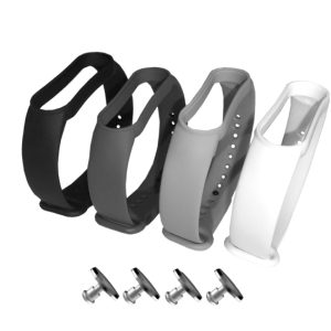 Комплект ремешков MRK для Xiaomi Mi Band 7 Monochrome (белый, серый, темно-серый, черный) + 4 металические кнопки – фото, отзывы, характеристики в интернет-магазине MoreKitov МореКитов от продавца: MRK МРК| Купить в Украине: Киеве, Харькове, Львове