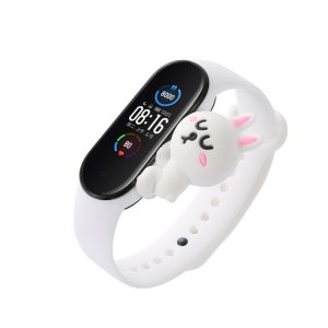 Ремешок силиконовый MRK для фитнес браслета Xiaomi Mi Band 5 6 — 3D Зайчик Белый – фото, отзывы, характеристики в интернет-магазине MoreKitov МореКитов от продавца: MRK МРК| Купить в Украине: Киеве, Харькове, Львове