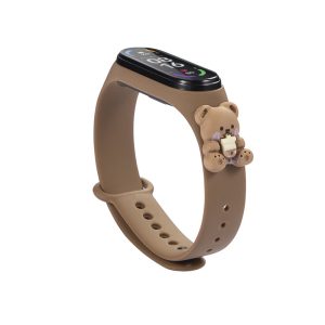 Ремешок силиконовый MRK для фитнес браслета Xiaomi Mi Band 5 6 — 3D Мишка Коричневый 05 – фото, отзывы, характеристики в интернет-магазине MoreKitov МореКитов от продавца: MRK МРК| Купить в Украине: Киеве, Харькове, Львове