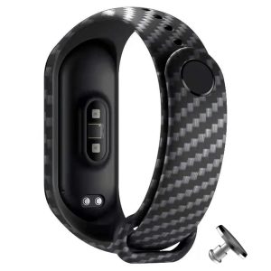 Ремешок силиконовый для фитнес браслета Xiaomi Mi Band 5/6/7 Silver Carbon с металлической кнопкой – фото, отзывы, характеристики в интернет-магазине MoreKitov МореКитов от продавца: MRK МРК| Купить в Украине: Киеве, Харькове, Львове