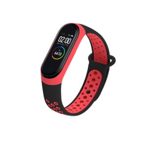 Ремешок Nike style NewDesign для фитнес-браслета Xiaomi Mi Band 3/4 Черный с красным – фото, отзывы, характеристики в интернет-магазине MoreKitov МореКитов от продавца: MRK МРК| Купить в Украине: Киеве, Харькове, Львове