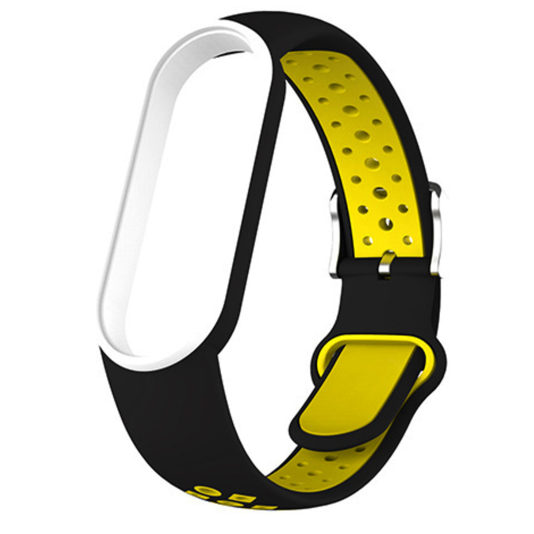 Силиконовый ремешок Nike style для фитнес-браслета Xiaomi Mi Band 5/6/7 с металлической застежкой Черный с желтым – фото, отзывы, характеристики в интернет-магазине MoreKitov МореКитов от продавца: MRK МРК| Купить в Украине: Киеве, Харькове, Львове 4 Силиконовый ремешок Nike style для фитнес-браслета Xiaomi Mi Band 5/6/7 с металлической застежкой Черный с желтым – фото, отзывы, характеристики в интернет-магазине MoreKitov МореКитов от продавца: MRK МРК| Купить в Украине: Киеве, Харькове, Львове 4