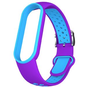 Силиконовый ремешок Nike style для фитнес-браслета Xiaomi Mi Band 5/6/7 с металлической застежкой Фиолетовый с голубым – фото, отзывы, характеристики в интернет-магазине MoreKitov МореКитов от продавца: MRK МРК| Купить в Украине: Киеве, Харькове, Львове