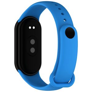 Силиконовый ремешок MRK для фитнес браслета Xiaomi Mi Band 8/9 Голубой