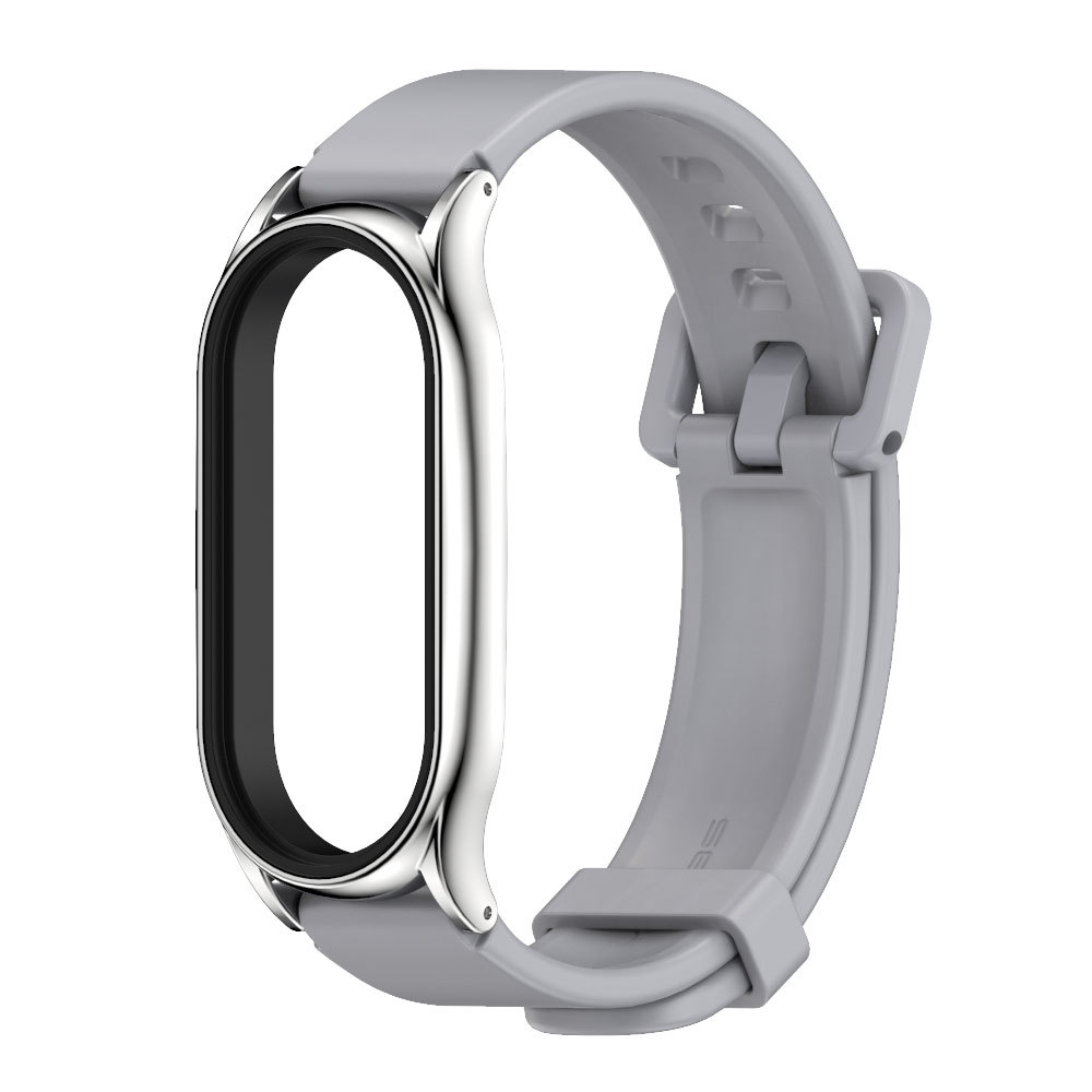 Ремешок силиконовый с металлической капсулой Mi Jobs Premium Comfort для фитнес браслета Xiaomi Mi Band 7 серый + серебро – фото, отзывы, характеристики в интернет-магазине MoreKitov МореКитов от продавца: MRK МРК| Купить в Украине: Киеве, Харькове, Львове Ремешок силиконовый с металлической капсулой Mi Jobs Premium Comfort для фитнес браслета Xiaomi Mi Band 7 серый + серебро – фото, отзывы, характеристики в интернет-магазине MoreKitov МореКитов от продавца: MRK МРК| Купить в Украине: Киеве, Харькове, Львове