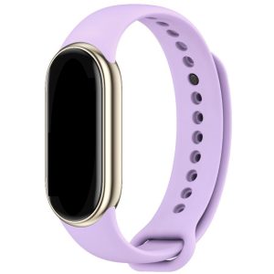 Силиконовый ремешок MRK для фитнес браслета Xiaomi Mi Band 8/9 Light Violet