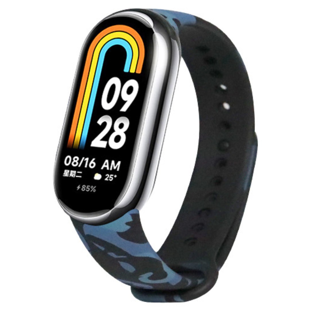Ремешок силиконовый с рисунком камуфляж MRK для фитнес браслета Xiaomi Mi Band 8 Камуфляж синий – фото, отзывы, характеристики в интернет-магазине MoreKitov МореКитов от продавца: MRK МРК| Купить в Украине: Киеве, Харькове, Львове 2 Ремешок силиконовый с рисунком камуфляж MRK для фитнес браслета Xiaomi Mi Band 8 Камуфляж синий – фото, отзывы, характеристики в интернет-магазине MoreKitov МореКитов от продавца: MRK МРК| Купить в Украине: Киеве, Харькове, Львове 2