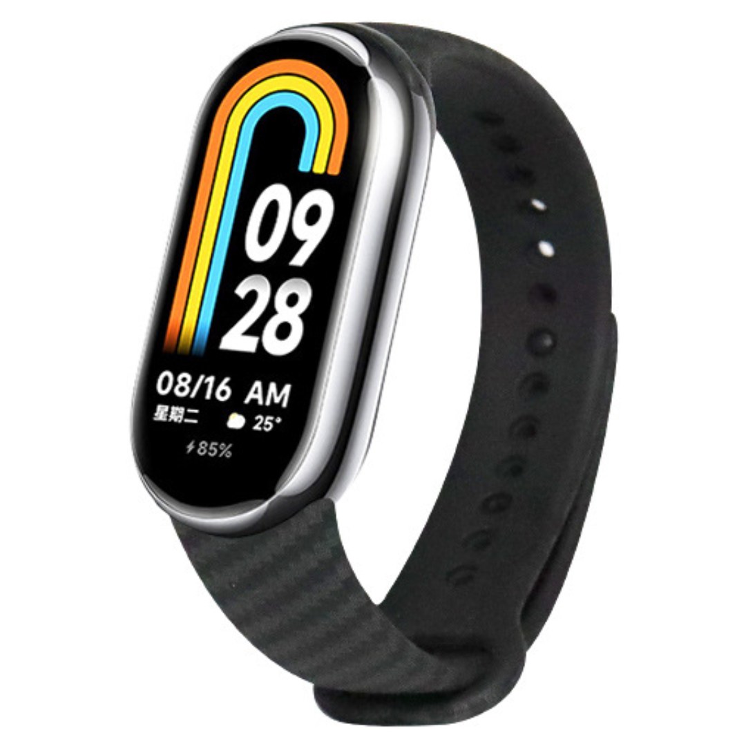 Ремешок силиконовый с рисунком Carbon Print MRK для фитнес браслета Xiaomi Mi Band 8 Silver Carbon Print – фото, отзывы, характеристики в интернет-магазине MoreKitov МореКитов от продавца: MRK МРК| Купить в Украине: Киеве, Харькове, Львове 2 Ремешок силиконовый с рисунком Carbon Print MRK для фитнес браслета Xiaomi Mi Band 8 Silver Carbon Print – фото, отзывы, характеристики в интернет-магазине MoreKitov МореКитов от продавца: MRK МРК| Купить в Украине: Киеве, Харькове, Львове 2
