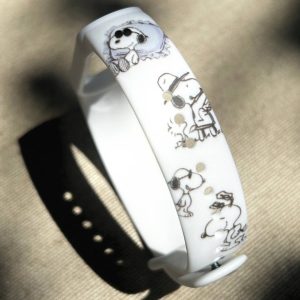 Ремешок силиконовый MRK с дизайнерским принтом Snooppy Dog для фитнес браслета Xiaomi Mi Band 5/6 с металлической кнопкой Белый  Snoopy Dog – фото, отзывы, характеристики в интернет-магазине MoreKitov МореКитов от продавца: MRK МРК| Купить в Украине: Киеве, Харькове, Львове