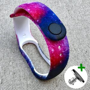 Ремешок силиконовый MRK с дизайнерским принтом Wow Galaxy для фитнес браслета Xiaomi Mi Band 5/6/7 с металлической кнопкой – фото, отзывы, характеристики в интернет-магазине MoreKitov МореКитов от продавца: MRK МРК| Купить в Украине: Киеве, Харькове, Львове