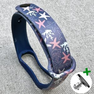 Ремешок силиконовый MRK с дизайнерским принтом Sea Stars для фитнес браслета Xiaomi Mi Band 5/6/7 с металлической кнопкой – фото, отзывы, характеристики в интернет-магазине MoreKitov МореКитов от продавца: MRK МРК| Купить в Украине: Киеве, Харькове, Львове