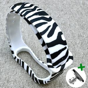 Ремешок силиконовый MRK с дизайнерским принтом Wild Zebra для фитнес браслета Xiaomi Mi Band 5/6/7 с металлической кнопкой – фото, отзывы, характеристики в интернет-магазине MoreKitov МореКитов от продавца: MRK МРК| Купить в Украине: Киеве, Харькове, Львове