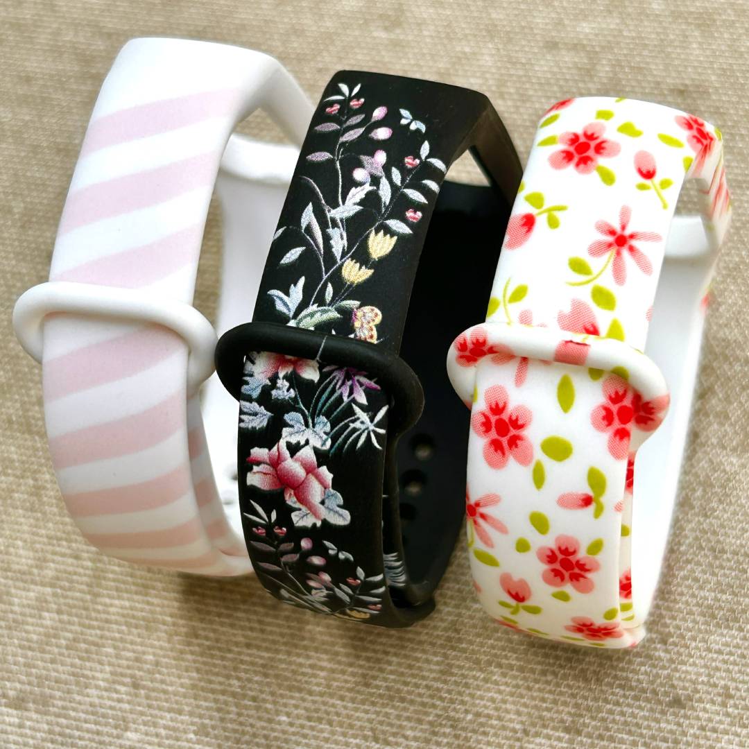 Комплект силиконовых ремешков Sprinkle Flowers для фитнес браслета Xiaomi Mi Band 5/6/7 с металлической кнопкой (три ремешка) – фото, отзывы, характеристики в интернет-магазине MoreKitov МореКитов от продавца: MRK МРК| Купить в Украине: Киеве, Харькове, Львове 2 Комплект силиконовых ремешков Sprinkle Flowers для фитнес браслета Xiaomi Mi Band 5/6/7 с металлической кнопкой (три ремешка) – фото, отзывы, характеристики в интернет-магазине MoreKitov МореКитов от продавца: MRK МРК| Купить в Украине: Киеве, Харькове, Львове 2