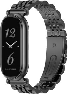 Ремешок металлический Mi Jobs Seven Pearls с металлическим креплением для Xiaomi Mi Smart Band 9/8 (ГРУП)