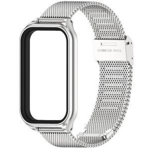 Ремешок металлический Mijobs Milan с классической застежкой для фитнес браслета Mi Smart Band 8 Active/ Redmi Smart Band 2 серебряный – фото, отзывы, характеристики в интернет-магазине MoreKitov МореКитов от продавца: MRK МРК| Купить в Украине: Киеве, Харькове, Львове