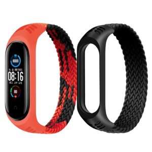 Комплект тканевых ремешков Braided Mono Loop MRK для фитнес браслета Xiaomi Mi Band 3/4/5/6/7, размер М (160мм) Red and Black (два ремешка) – фото, отзывы, характеристики в интернет-магазине MoreKitov МореКитов от продавца: MRK МРК| Купить в Украине: Киеве, Харькове, Львове