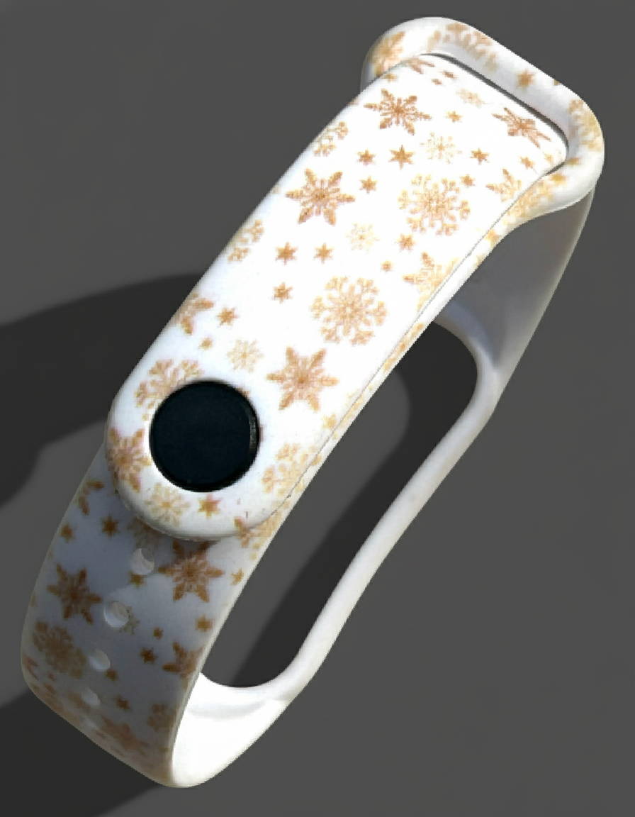 Силиконовый ремешок MRK Новогодний с рисунком Golden Snowflakes для Xiaomi Mi Band 5/6/7 с металлической кнопкой – фото, отзывы, характеристики в интернет-магазине MoreKitov МореКитов от продавца: MRK МРК| Купить в Украине: Киеве, Харькове, Львове 2 Силиконовый ремешок MRK Новогодний с рисунком Golden Snowflakes для Xiaomi Mi Band 5/6/7 с металлической кнопкой – фото, отзывы, характеристики в интернет-магазине MoreKitov МореКитов от продавца: MRK МРК| Купить в Украине: Киеве, Харькове, Львове 2