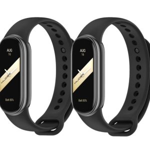 Комплект силиконовых ремешков с металлическим креплением Mi Jobs для Xiaomi Mi Band 8/9 (два ремешка)