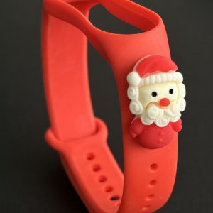 Силиконовый ремешок MRK 3D Санта для Xiaomi Mi Band 5/6/7 с металлической кнопкой – фото, отзывы, характеристики в интернет-магазине MoreKitov МореКитов от продавца: MRK МРК| Купить в Украине: Киеве, Харькове, Львове