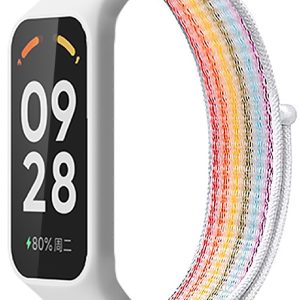 Нейлоновый ремешок MRK с застежкой на липучке для Mi Smart Band 8 Active/ Redmi Smart Band 2 White and Multicolor – фото, отзывы, характеристики в интернет-магазине MoreKitov МореКитов от продавца: MRK МРК| Купить в Украине: Киеве, Харькове, Львове