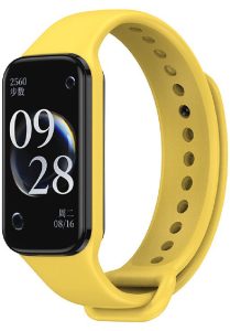 Ремешок силиконовый MRK для Mi Smart Band 8 Active / Redmi Smart Band 2 Желтый