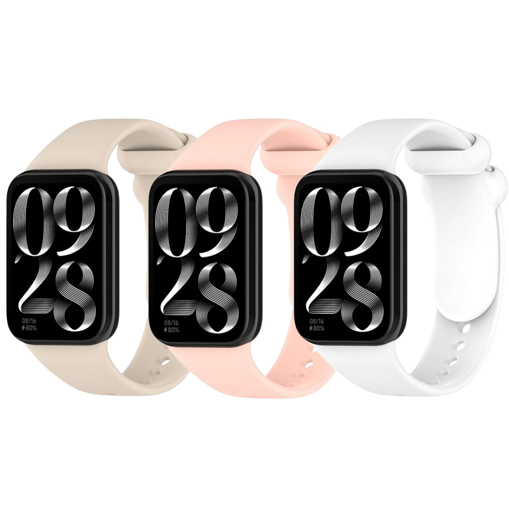 Комплект силиконовых ремешков MRK для Mi Band 8 Pro/Xiaomi Redmi Watch 4 Pure Powder с металлическим креплением (три ремешка) Cream, Light Pink and White – фото, отзывы, характеристики в интернет-магазине MoreKitov МореКитов от продавца: MRK МРК| Купить в Украине: Киеве, Харькове, Львове Комплект силиконовых ремешков MRK для Mi Band 8 Pro/Xiaomi Redmi Watch 4 Pure Powder с металлическим креплением (три ремешка) Cream, Light Pink and White – фото, отзывы, характеристики в интернет-магазине MoreKitov МореКитов от продавца: MRK МРК| Купить в Украине: Киеве, Харькове, Львове