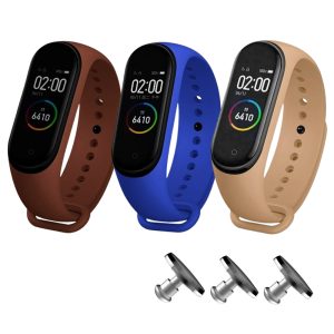 Комплект силиконовых ремешков Wow Colors Original Design для фитнес браслета Xiaomi Mi Band 4, Mi Band 3 (три ремешка) + 3 металлические кнопки – фото, отзывы, характеристики в интернет-магазине MoreKitov МореКитов от продавца: MRK МРК| Купить в Украине: Киеве, Харькове, Львове