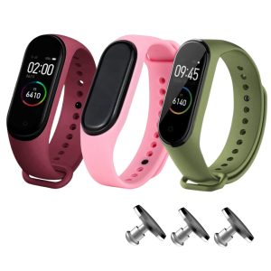 Комплект силиконовых ремешков Wow Colors Girl Original Design для фитнес браслета Xiaomi Mi Band 4, Mi Band 3 (13,37,20 три ремешка) + 3 металлические кнопки – фото, отзывы, характеристики в интернет-магазине MoreKitov МореКитов от продавца: MRK МРК| Купить в Украине: Киеве, Харькове, Львове