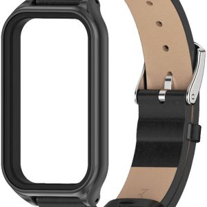 Кожаный ремешок Mi Jobs с металлической капсулой для Mi Smart Band 9 Active Black and Charcoal Gray – фото, отзывы, характеристики в интернет-магазине MoreKitov МореКитов от продавца: MRK МРК| Купить в Украине: Киеве, Харькове, Львове