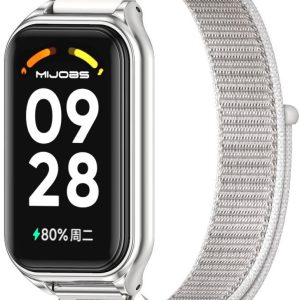 Ремешок нейлоновый Mi Jobs Nylon для фитнес браслета Mi Smart Band 9 Active с металическим корпусом White and Silver – фото, отзывы, характеристики в интернет-магазине MoreKitov МореКитов от продавца: MRK МРК| Купить в Украине: Киеве, Харькове, Львове Ремешок нейлоновый Mi Jobs Nylon для фитнес браслета Mi Smart Band 9 Active с металическим корпусом White and Silver – фото, отзывы, характеристики в интернет-магазине MoreKitov МореКитов от продавца: MRK МРК| Купить в Украине: Киеве, Харькове, Львове