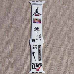 Ремешок силиконовый для Apple Watch 2/3/4/4/5/6/7/8/9/9/SE, 38/40/41мм с металлической кнопкой White, Black and Multicolor – фото, отзывы, характеристики в интернет-магазине MoreKitov МореКитов от продавца: MRK МРК| Купить в Украине: Киеве, Харькове, Львове